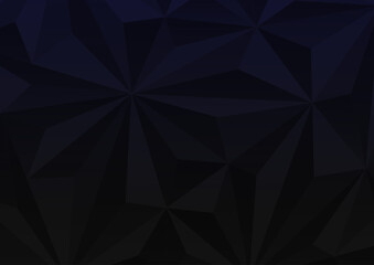 Obraz premium abstract low poly dark background with triangle shapes