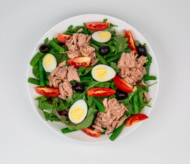 salad with vegetables