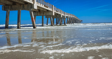 icicles on the pier