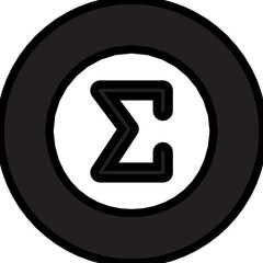 sigma glyph icon