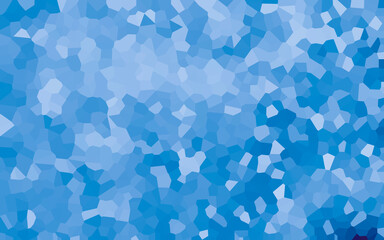 Illustrated on blue gradient polygon mosaic on glitter background.	