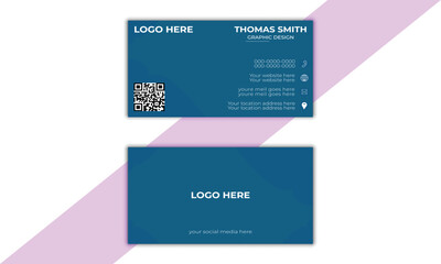 modern. business card  design ,Business Card   Creative and template.  flat gradation Clean Design visiting card 