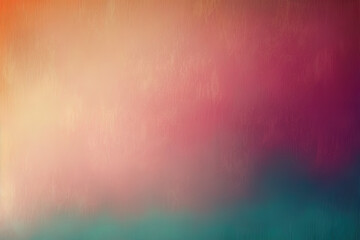 Abstract background vintage color gradient with blur grudge texture. Generative AI