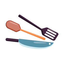 kitchenware cartoon isolated vector illustration	
