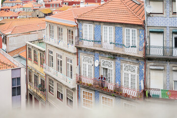 houses in the oldtown of porto