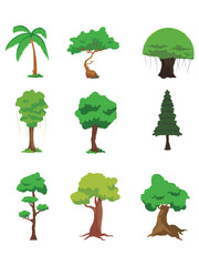 collection of trees