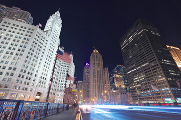 シカゴの夜景