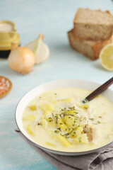 Cullen Skink, traditional fish soup, Scottish cuisine