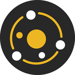 Planet Vector Icon which can easily modify or edit

