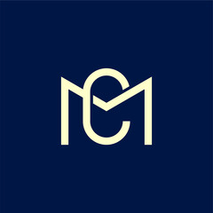 MC letters logo icon