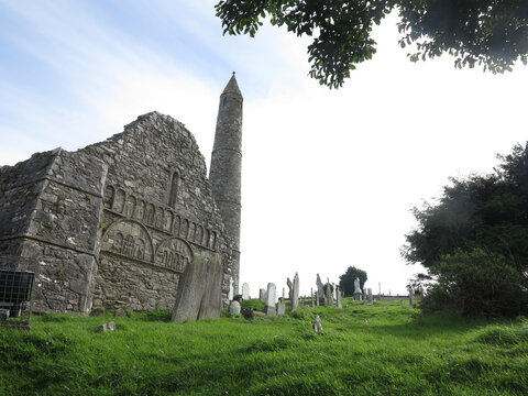 Monastry and round tower - Ardmore - County Waterford - Ireland