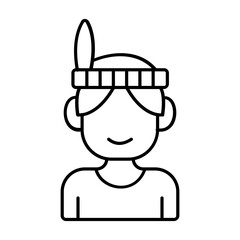 Tribunal native Vector Icon Fully Editable

