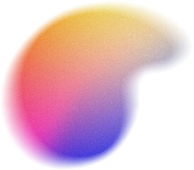 Grainy gradient shapes 1