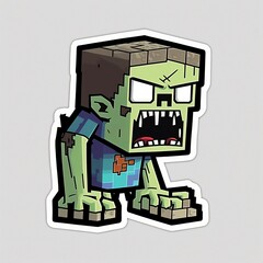 zombie sticker 
