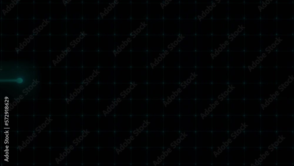 Poster heart beat line over alpha channel, cardiogram heartbeat loop animation video on black background