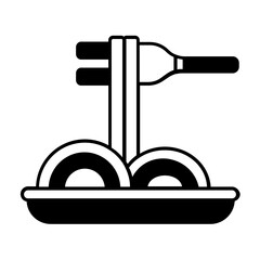 Italian Vector Icon Fully Editable

