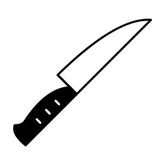 Knife Vector Icon Fully Editable

