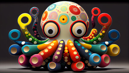 Octopus Artwork - Generative AI