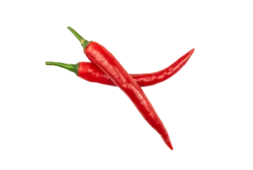 Peel and stick wallpaper Hot chili peppers Group of red chili isolated