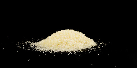 Sugar isolated in clipping path