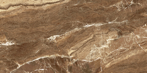 Natural Brown Marble Texture Background with High Resolution, Rough rustic stone, Interior exterior...