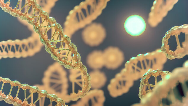 close up of bacteria or virus. bacteria closeup for medical purpose or educational background, closeup of virus in general or mutation, macro image of dna and virus. generative ai
