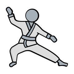 Judo Vector Icon Fully Editable

