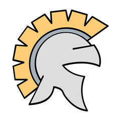 Spartan head Vector Icon Fully Editable

