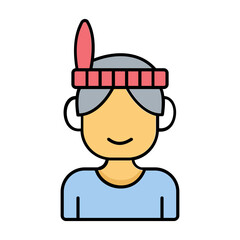 Tribunal native Vector Icon Fully Editable

