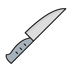 Knife Vector Icon Fully Editable

