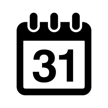last month day vector icon