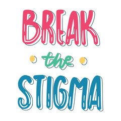 Mental Health Lettering Sticker