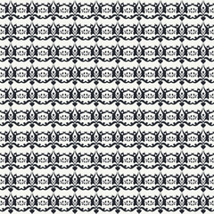 Black and White Vector Design Pattern. Classic and Minimalistic Digital Paper. 
