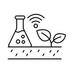 Leaf experiment Vector Icon

