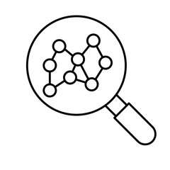 Virus finding Vector Icon

