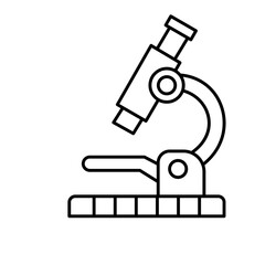 Microscope Vector Icon

