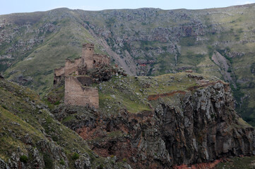 Fototapeta na wymiar Devil's Castle - Ardahan - TURKEY