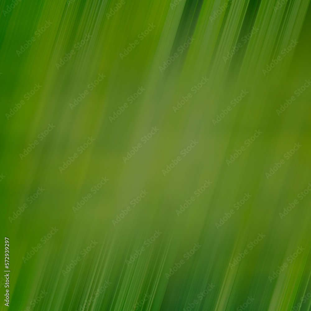 Poster green abstract background with diagonal lines. blur in motion, square photo