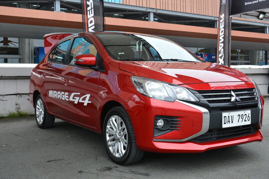 Mitsubishi mirage g4 at Philippine International Motor Show in Pasay, Philippines