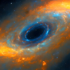 background with space, galaxy, black hole