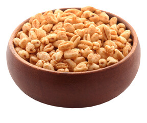 Golden puffed wheat