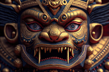 Fototapeta premium AI-Generated Ancient Asian Art