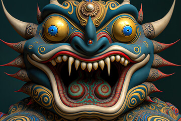 Fototapeta premium AI-Generated Ancient Asian Art
