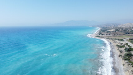 Fototapeta na wymiar Mediterranean Sea from Rhodos