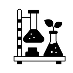 Botany chemical Vector Icon

