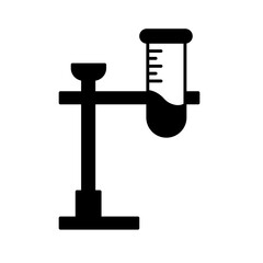 Boiling chemical testing Vector Icon

