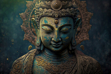 AI-Generated Indian Statue