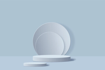 Podium studio stage display for product presentation sophisticated and luxurious designs