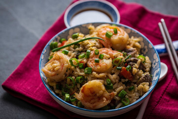 Shrimp fried rice