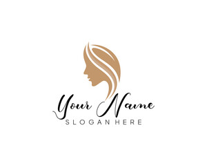 Female logo templates collection, Beauty woman logo for your business